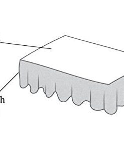 American Baby Company 100% Natural Cotton Percale Portable Mini Crib Skirt, Gray, Soft Breathable, for Boys and Girls 1 Count (Pack of 1) 11 31S1ctkv0xL