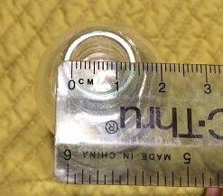 Premium Vials B26-12 Boston Round Glass Bottle with Cap, 2 oz Capacity, Clear (Pack of 12) 18 31SJjHPq2bL