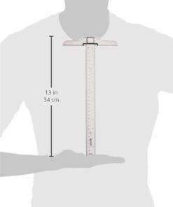 Westcott JR-12 Small Plastic T-Square for Drawing, DIY, Crafts, 12In/30cm 9 31SyOCHDDGL
