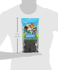 Perler Beads Fuse Beads for Crafts, Black, Small, 6000pcs Bucket 20 31SzXydgUZL