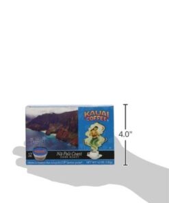 Kauai Coffee Single-Serve Pods, Na Pali Coast Dark Roast Arabica Coffee from Hawaii’s Largest Coffee Grower, Compatible with Keurig K-Cup Brewers - 12 Count 12 Count (Pack of 1) 34 31TqVugernL