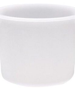 Rubbermaid Commercial Products Plastic Round Food Storage Container for Kitchen/Food Prep/Storing, 6 Quart, White, Container Only (FG572300WHT) 6 Qt.