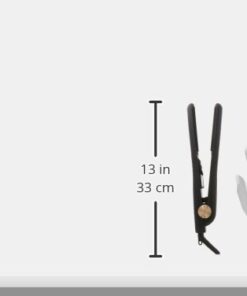 HSI PROFESSIONAL CERAMIC TOURMALINE IONIC DIGITAL FLAT IRON HAIR STRAIGHTENER INCLUDES GLOVE + POUCH AND travel size Argan Oil Leave In Hair Treatment. WORLDWIDE DUAL VOLTAGE 110v-220v (Black) Black 34 31VNW4z3JkL