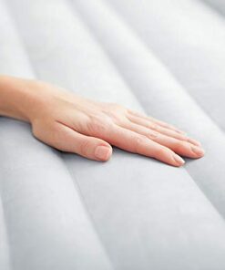 Intex Comfort Dura-Beam Airbed Internal Electric Pump Bed Height Elevated (2020 Model) Twin (300 Lbs) Mid Rise (13") 38 31VlmKq0UkL