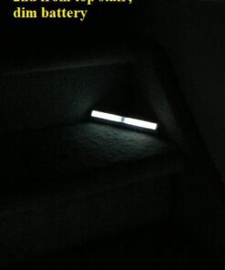 Kuled 10-led Wireless Motion Sensing Stick-on Anywhere Step LED Light Bar with Magnetic Strip, Pure White, 3-Pack 35 31VpglalbL