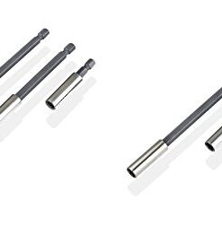 Industrial Tools Quick Change Magnetic Bit Holder Extensions, 6-4-3", 2 Pack