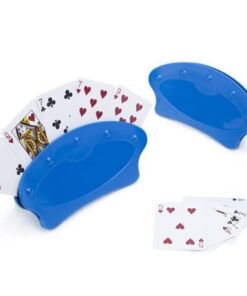Alternative view of Set of 2 Hands-Free Playing Card Holders with Tabletop Stand | Holds Up to 15 Poker Cards | For Kids, Little Hands & Arthritis 1 Count (Pack of 2)