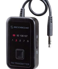 Scosche FMT4R FM Transmitter with 20 Frequency Selections Black Gen 1, Portable 12 31WYDEOiI0L