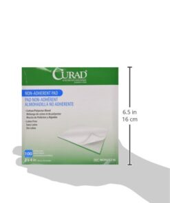 Curad Sterile Non-Adherent Pads (Pack of 100) for gentle wound dressing and absorption without sticking 13 31WhGb6WlYL