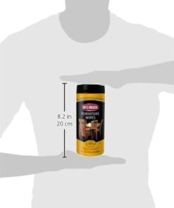 Weiman Wood Cleaner and Polish Wipes - Clean, Polish & Protect Wood Furniture, 30 Count 30 Count (Pack of 1) 26 31WhlgK6S6L