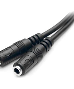 StarTech.com Headset Adapter, Microphone and Headphone Splitter - 3.5mm Male Aux to 3.5mm Female Audio & Mic Combo Jack Y Cable for Laptop / PC (MUYHSMFF) Black Male to Female 26 31Wl5AxeoNS