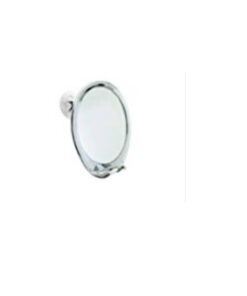 JiBen Fogless Shower Mirror with Power Locking Suction Cup, Built-in Razor Hook and 360 Degree Rotating Adjustable Arm, Personal Fog Free Bathroom Shaving Mirror (Chrome) Chrome 46 31XmGGyp1L