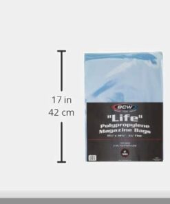 BCW Life' Magazine Bags 100 Bags 11-1/8' x 14-1/4' + 1-1/4 11 31YdGwKSQIL