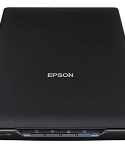 Epson Perfection V39 Color Photo & Document Scanner with Scan-To-Cloud & 4800 Optical Resolution, Black 38 31ZMHMBTFvL 1