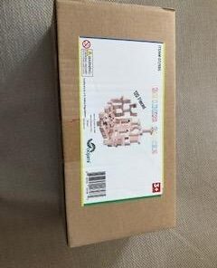 Oojami Wooden Building Blocks Set - 120 Blocks in 6 Shapes w/a Carrying Storage Bag (Natural) 10 31ZthtMfYPL