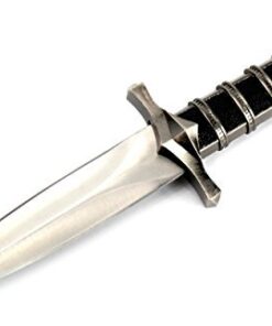 Velocity Airsoft KM6002 440 Stainless Steel 11" Double Edged Dark Assassin Dagger with Sheath 25 31b1TXGl5L