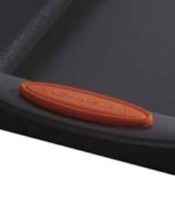 Alternative view of Rachael Ray 55673 Nonstick Bakeware Set with Grips includes Nonstick Bread Pan, Baking Pans and Cake Pans - 5 Piece, Gray with Orange Grips