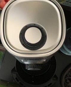 CHEFMAN Small, Compact Air Fryer Healthy Cooking, 2 Qt, Nonstick, User Friendly and Adjustable Temperature Control w/ 60 Minute Timer & Auto Shutoff, Dishwasher Safe Basket, BPA - Free, Black 2 Quart 42 31cKcxUzYsL 2