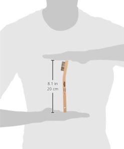 Osborn 54022SP Small Cleaning Stainless Steel Wire Angle Back Scratch Brush, 0.006" Fill Diameter, 1-7/16" Brush Area Length, 7-3/4" Overall Length 15 31ceuIyoJPL