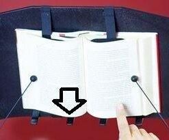 LEVO Hands Free Book Stand for Hard Covers, Paperbacks, CookBooks, TextBooks, Magazines 43 31cpwqupCaL
