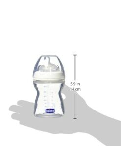 Chicco NaturalFit Baby Bottle Slow Flow with Bonus Straight Nipple, 0 Months+, 8 Ounce 15 31cqwEefsrL