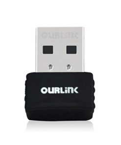 OURLINK 600Mbps AC600 Dual Band USB WiFi Dongle & Wireless Network Adapter for Laptop/Desktop Computer - Backward Compatible with 802.11 a/b/g/n Products (2.4 GHz 150Mbps, 5GHz 433Mbps) 21 31dq5TpxwOL