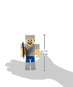 Minecraft Survival Mode Steve with Iron Armor Action Figure - Series 4 17 31dtJEcJfvL