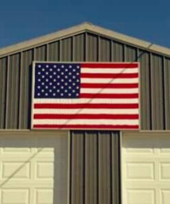 Made in USA Flags Co. - Heavy-Duty Commercial Grade American Flag with PolyMax Polyester, Sewn Stripes, Embroidered Stars & Solid Brass Grommets - Fade-Resistant, All-Weather Flag (4’x6’) 4 by 6 foot 30 31e3mLYJ3hL