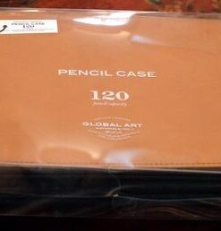 Speedball Art Products Genuine Leather Storage Case for Pencils, Makers, Pens and Art Supplies Antique Brown 120 Pencil Capacity 72 31eD6yB0SeL