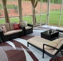 Stylish Camping 159125 9-feet by 12-feet Reversible Mat, Plastic Straw Rug, Large Floor Mat for Outdoors, RV, Patio, Backyard, Picnic, Beach, Camping (Burgundy) 9x12 Burgundy/Brown 15 31f9dwKEkhL