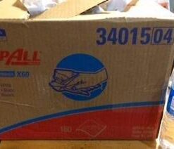 WypAll 34015 X60 Cloths, BRAG Box, White, 12 1/2 x 16 7/8 (Box of 180) 18 31fFoSvlAPL