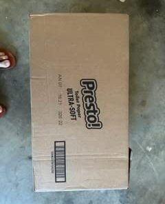 Amazon Brand - Presto! 2-Ply Toilet Paper, Ultra-Soft, Unscented, 24 Rolls (4 Packs of 6), Equivalent to 120 regular rolls 6 Rolls (Pack of 4) 73 31g1KUXEYML