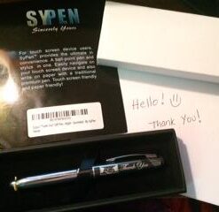 Thank You Pen for Your Boss Coworker Wife Husband Dad Mom Doctor, 3 in1 Stylus+Metal Ballpoint Pen+ Flashlight-Compatible With Most Phones and Touch Screen Devices,Gunmetal Gunmetal 15 31gBixz0O2L