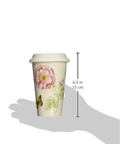 Lenox 837583 Butterfly Meadow Thermal Travel Mug, Multicolor, 1 Count (Pack of 1) 33 31gzeiQKBSL