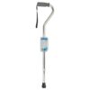 Blue Jay Offset Handle Cane - Soft Foam Grip Walking Stick with Ergonomic Handle - Height Adjustable Walking Device. Mobility Aids Silver 33 31ixfLrCVVL
