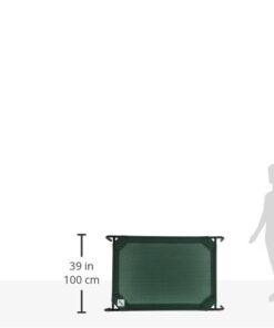 Coolaroo Gale Pacific The Original Cooling Elevated Dog Bed, Indoor and Outdoor, Large, Brunswick Green, 51.00" x 31.50" x 8.00" 51.0"L x 31.5"W x 8.0"Th 31 31jiYljJh5L