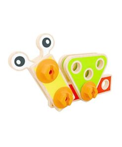 Alternative view of Hape Basic Builder Set E3080 42 Parts Age . Child Toddler Wooden Toy