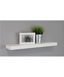Alternative view of Kiera Grace Maine Floating Shelves Modern Wall Mounted Hanging Shelf for Bedroom, Kitchen, 24" Pack of 1, White 24"Pack of 1
