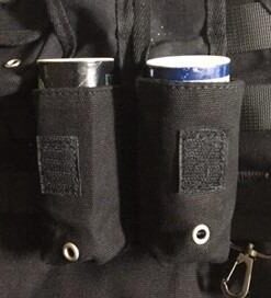 ThinkGeek Tactical Molle Apron - 2 Large Pouches and 3 Smaller Pouches, Front and Back Removable Patch with Adjustable Side Strap for the Perfect Fit 17 31lGkE4 HL