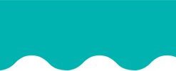 Creative Teaching Press Turquoise Wavy Border (6798)