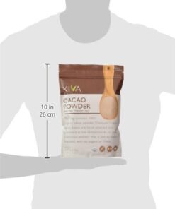 Kiva Raw Organic Cacao Powder (Unsweetened Cocoa - Dark Chocolate Powder) / 1 POUND, Made from the BEST tasting PREMIUM Criollo Cacao Beans - KETO and PALEO Friendly 23 31lT7Ooh9zL