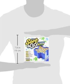Ravensburger Sort and Go Jigsaw Puzzle Accessory - Sturdy and Easy to Use Plastic Puzzle Shaped Sorting Trays to Organize Puzzles Up to 1000 Pieces, Blue 44 31lVkro7F2L