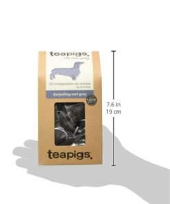 teapigs Darjeeling Earl Grey Tea Bags, 50 Count, Citrus Bergamot & Lime, Biodegradable Black Tea Bags 50 Count (Pack of 1) 11 31lxAiCimL