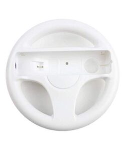 GH Mario Kart 8 Steering Wheel Compatible with Nintendo Wii (Original White, 2 Pack), Racing Games Wheels for Wii (U) Remote Controller (6 Colors Available) 2 Pack Original White 8 31mSUp7McL