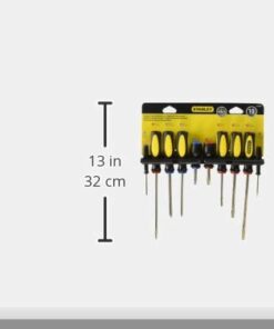 Stanley 60-100 10-Piece Standard Fluted Screwdriver Set 7 31nKYCIlqnL