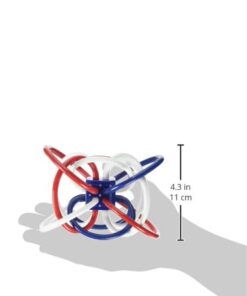 Manhattan Toy Red, White, and Blue Winkel Rattle and Teether Baby Toy 10 31o3pJWLBL