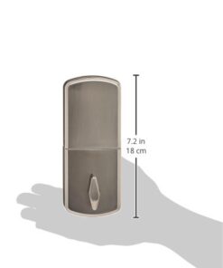 MiLocks WF-02SN Digital Deadbolt Door Lock with Keyless Entry via Remote Control for Exterior Doors, Satin Nickel 5 31oXw6tsPNL