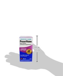 PreserVision AREDS Eye Vitamin & Mineral Supplement, Contains Vitamin C, A, E, Zinc & Copper, 90 Softgels (Packaging May Vary) 21 31onEMMrvL