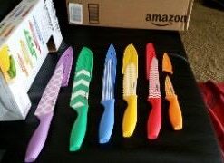 Cuisinart C55-12PR1 12-Piece Printed Color Knife Set with Blade Guards, Multicolored 20 31pPHbB8pOL