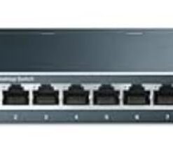 TP-Link TL-SG108 8 Port Gigabit Unmanaged Ethernet Network Switch, Ethernet Splitter Plug & Play Fanless Metal Design Shielded Ports Traffic Optimization 20 31qPUOwE6FL